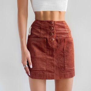 ROLLAS Corduroy skirt